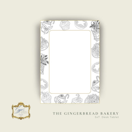 The Gingerbread Bakery - A Holiday Coloring Desk Tablet and Page Marker KitEgypt’s Paper, Decoupage and Layered Art