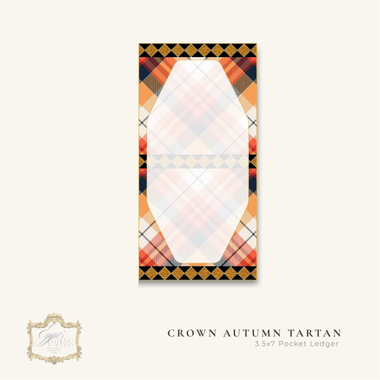 DESK COMPONENT EDITION V: CROWN AUTUMN TARTANEgypt’s Paper, Decoupage and Layered Art