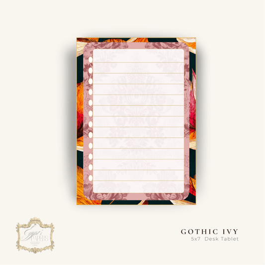 DESK COMPONENT EDITION X: GOTHIC IVYEgypt’s Paper, Decoupage and Layered Art