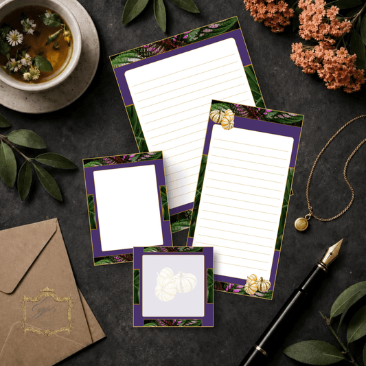 GOLDEN HARVEST DESK CURATION SUITE - EDITION II: MIDNIGHT BOTANICAEgypt’s Paper, Decoupage and Layered Art