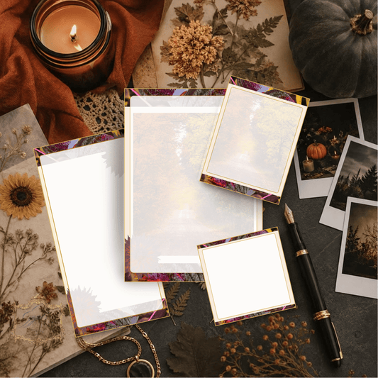 GOLDEN HARVEST DESK CURATION SUITE - EDITION VI: AUTUMN COURTEgypt’s Paper, Decoupage and Layered Art