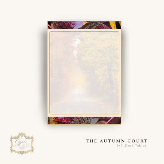GOLDEN HARVEST DESK CURATION SUITE - EDITION VI: AUTUMN COURTEgypt’s Paper, Decoupage and Layered Art