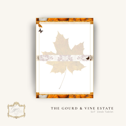 GOLDEN HARVEST DESK CURATION SUITE - EDITION VIII: GOURD & VINE ESTATEEgypt’s Paper, Decoupage and Layered Art