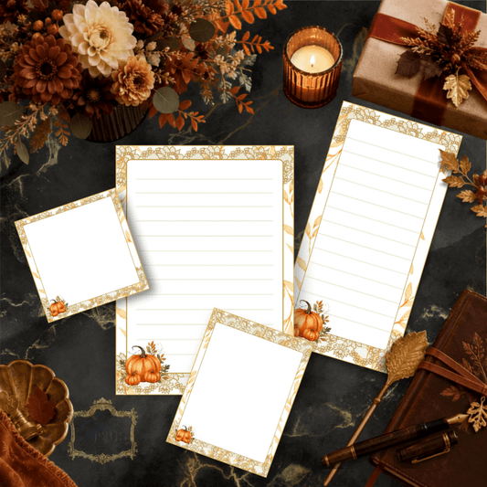 GOLDEN HARVEST DESK CURATION SUITE - EDITION XI: AUTUMN LACEEgypt’s Paper, Decoupage and Layered Art