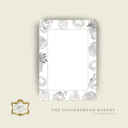 The Gingerbread Bakery - A Holiday Coloring Desk Tablet and Page Marker KitEgypt’s Paper, Decoupage and Layered Art
