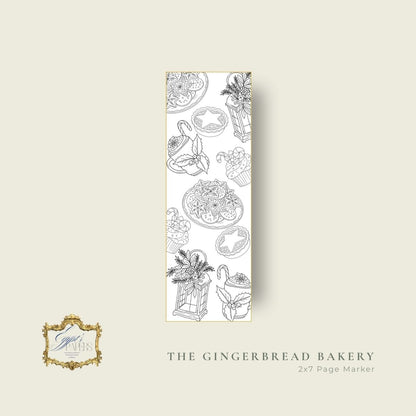 The Gingerbread Bakery - A Holiday Coloring Desk Tablet and Page Marker KitEgypt’s Paper, Decoupage and Layered Art