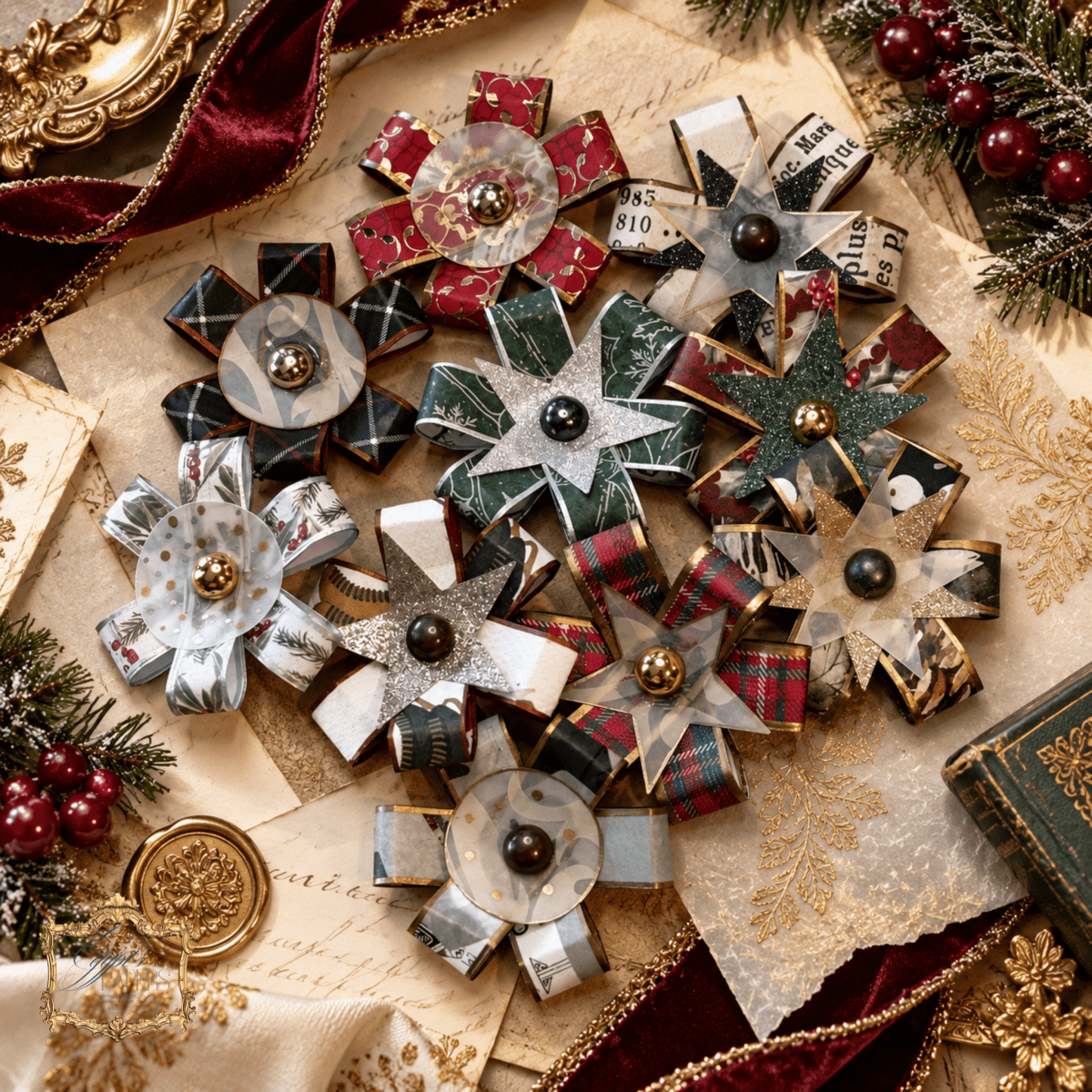 The Winter Collection: Bespoke Adornment BowsEgypt’s Paper, Decoupage and Layered Art