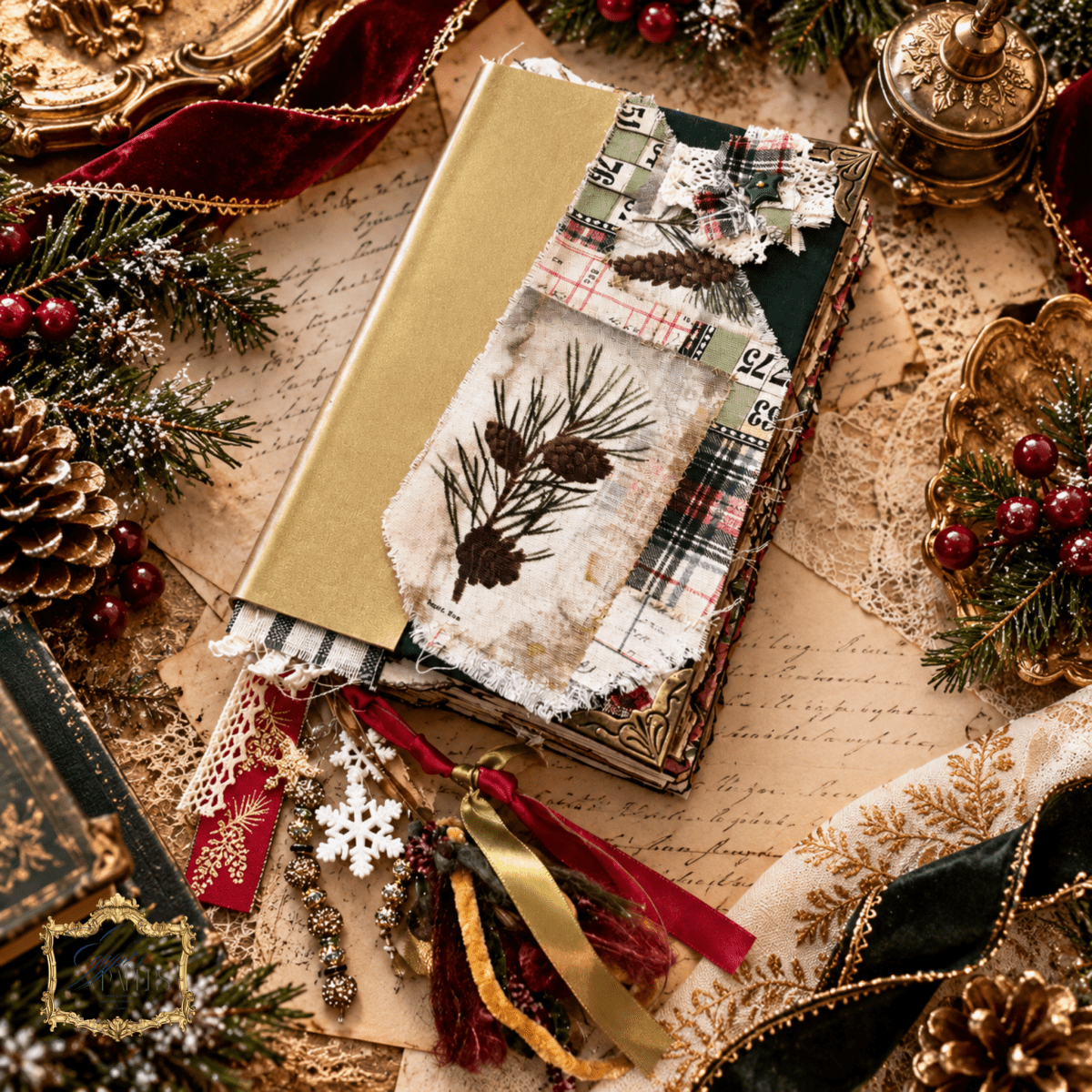 The Winter Collection: Bespoke Heirloom Junk JournalsEgypt’s Paper, Decoupage and Layered Art