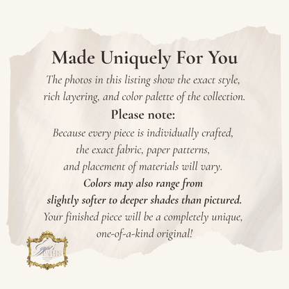 The Winter Collection: Bespoke Heirloom Junk JournalsEgypt’s Paper, Decoupage and Layered Art