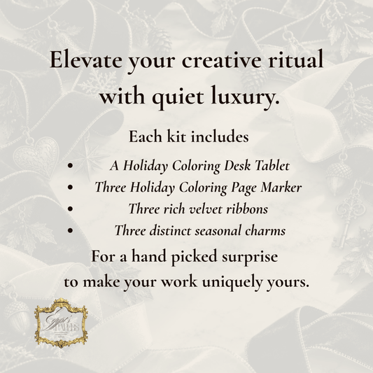 Toyland Treasures - A Holiday Coloring Desk Tablet and Page Marker KitEgypt’s Paper, Decoupage and Layered Art